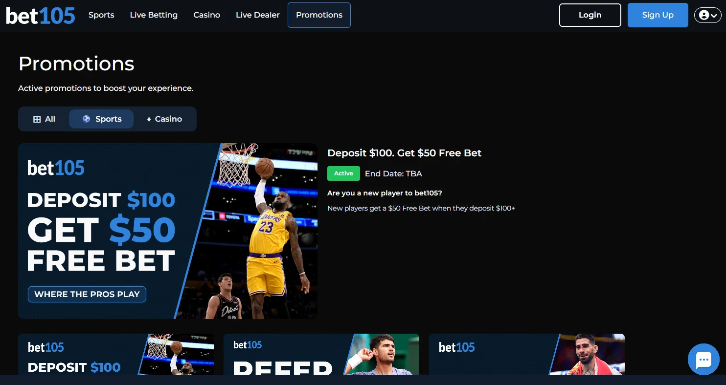 Bet105 mobile app experience
