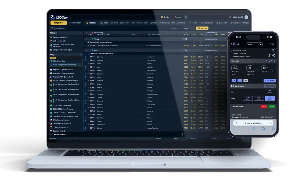 SportMarket platform screenshot