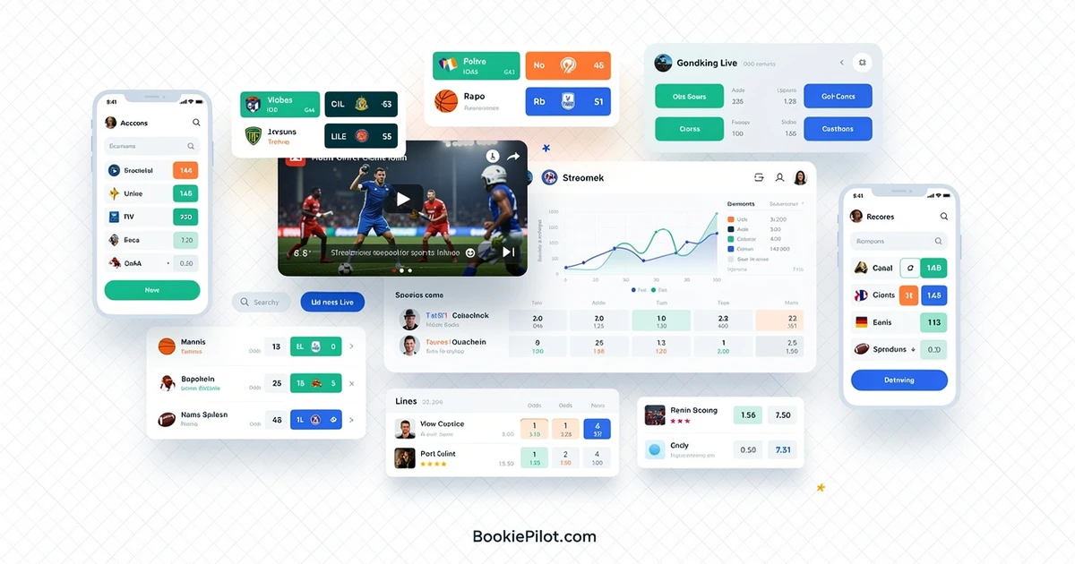 Sports action abstract representing high-roller sportsbooks with no maximum stake or winning cap restrictions